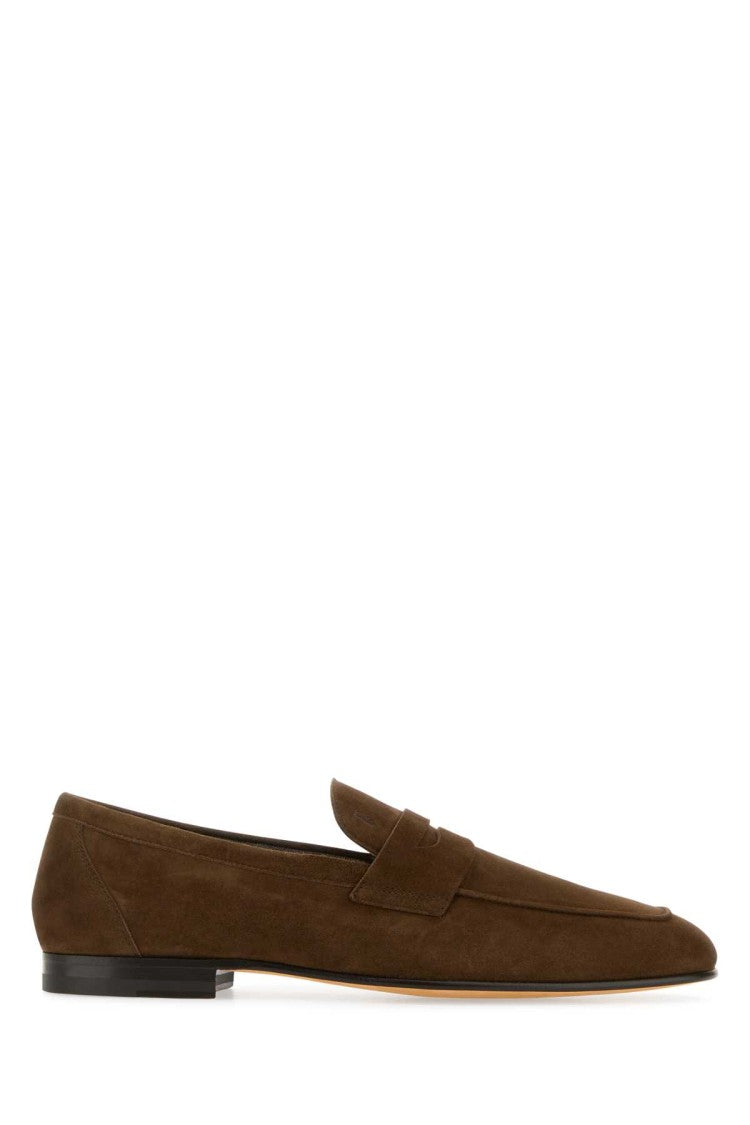 Tod's Brown Suede Loafers