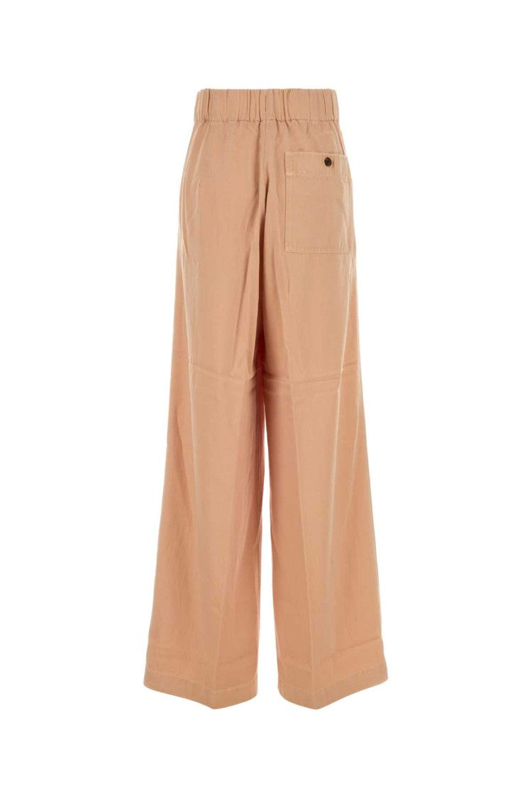 Dries Van Noten Salmon Cupro Blend Pila Wide-Leg Pant