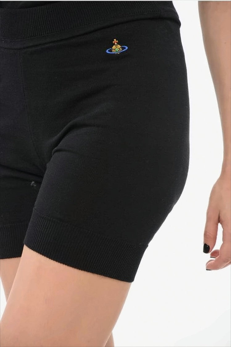 Vivienne Westwood High-Waisted Cotton Shorts With Smooth Finish