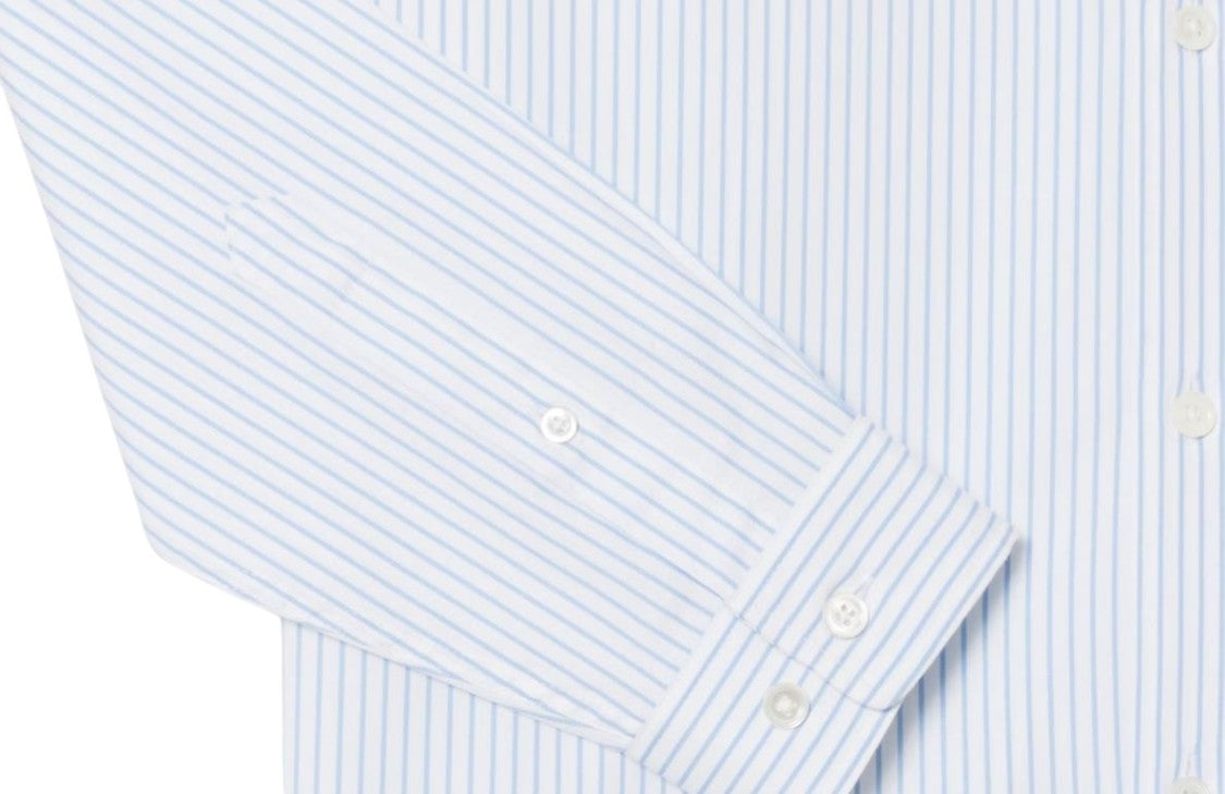 Lacoste Pinstriped Casual Shirt With Mother-Of-Pearl Buttons