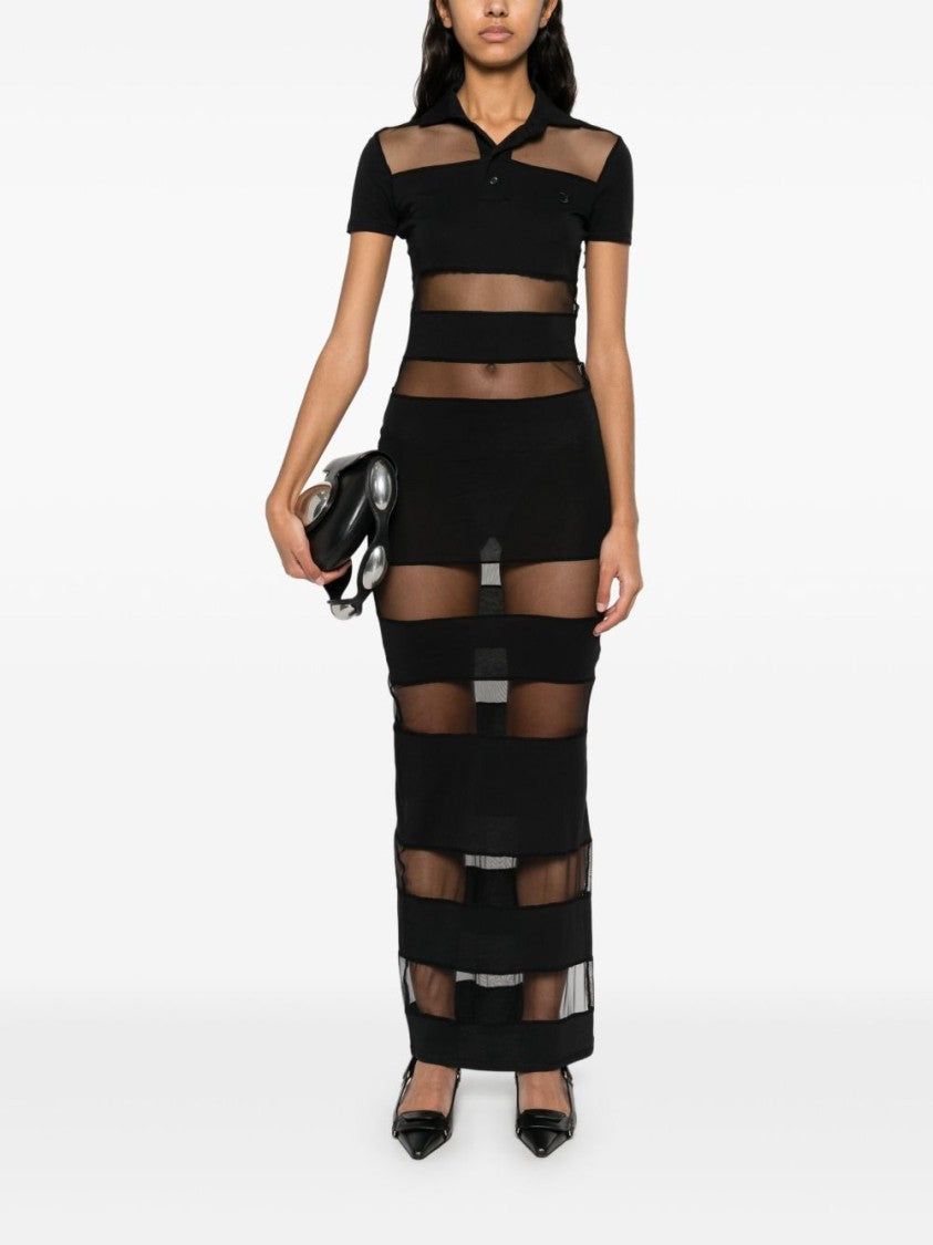 Coperni Maxi Dress With Polo Collar