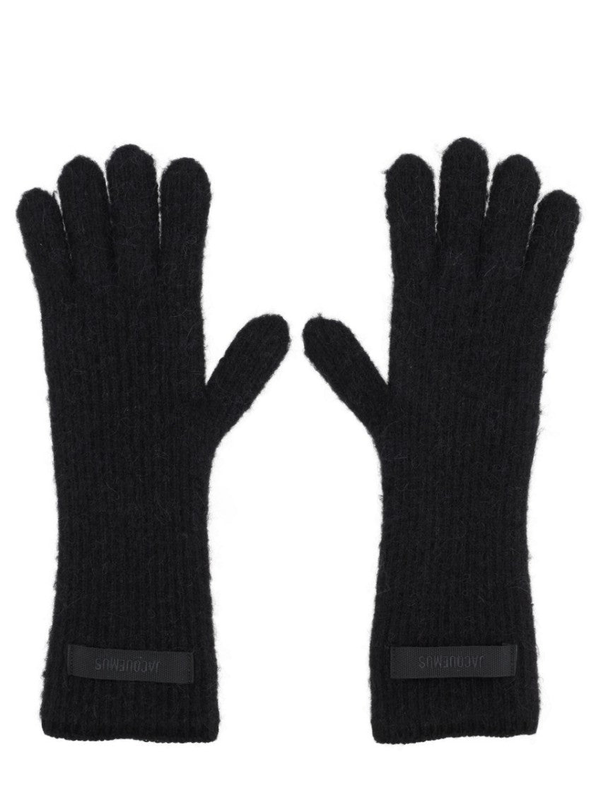 Jacquemus Ribbed Texture Gloves