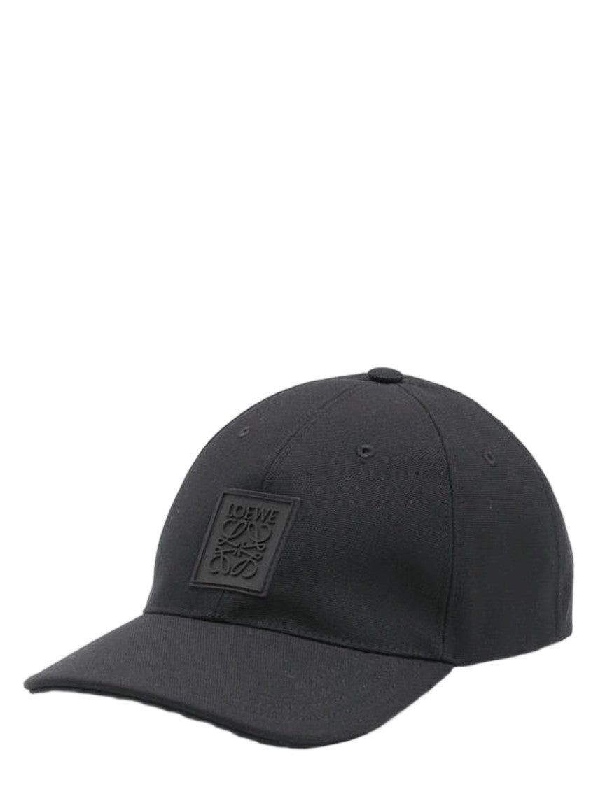 Loewe Structured Black Baseball Cap