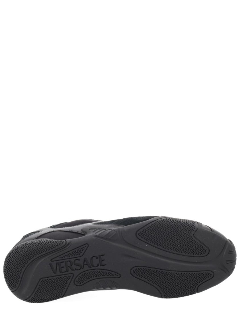 Versace Galaxia Smooth Calf Leather Sneakers