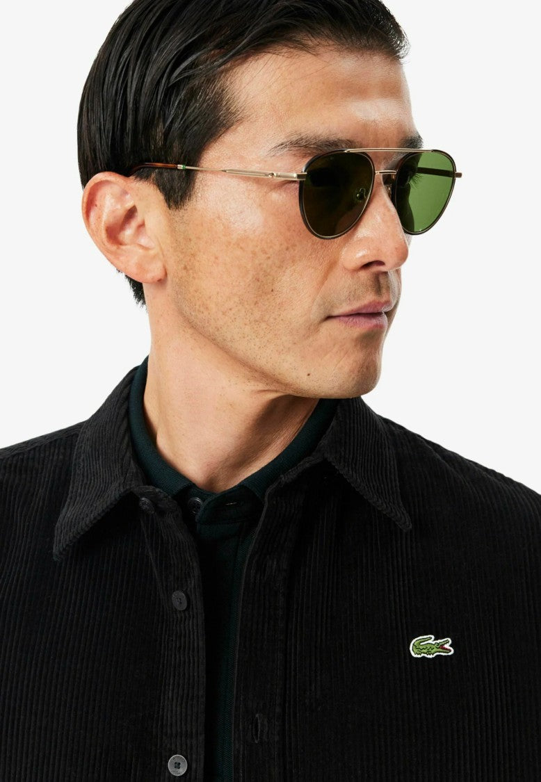 Lacoste 37/50 Black Corduroy Shirt