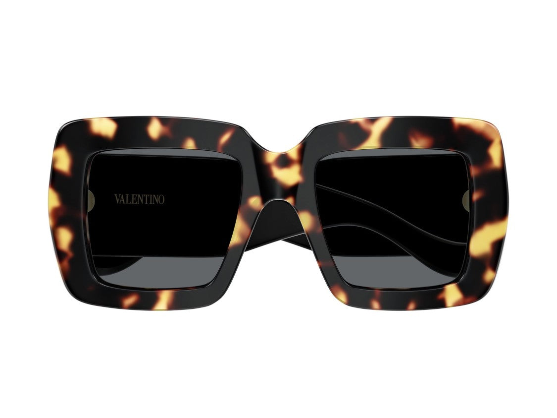 Valentino Vg0056s Bold Logo Oversized Tortoiseshell Sunglasses