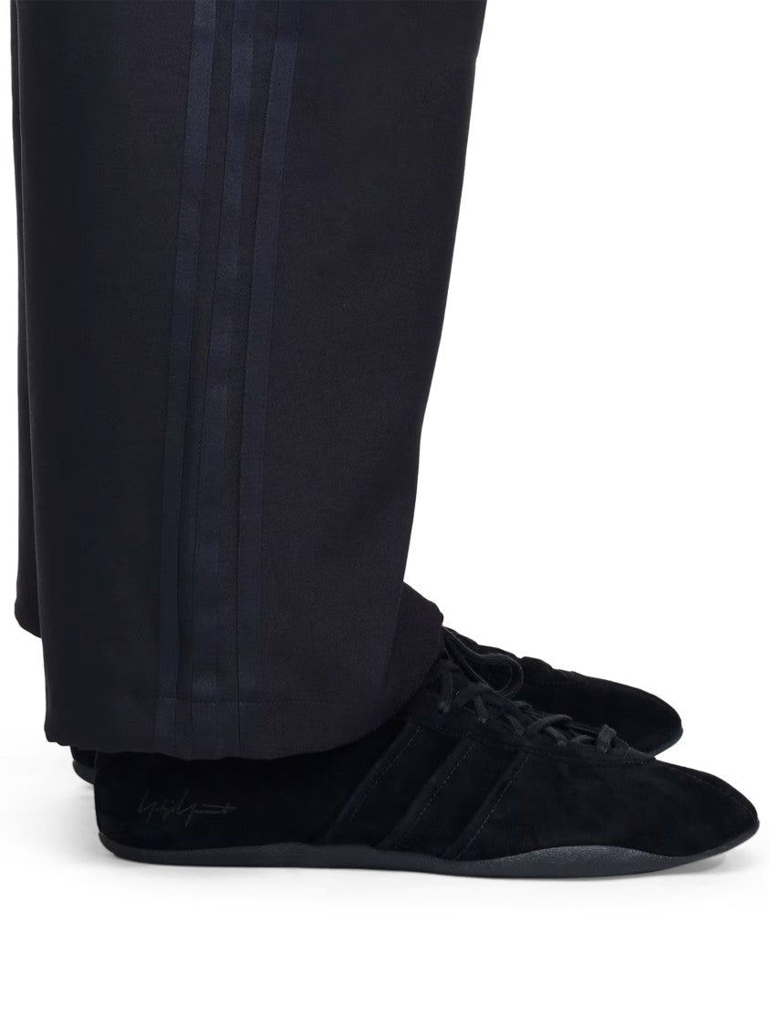 Y-3 Relaxed Wide-Leg Trousers With Subtle Tonal Stripes