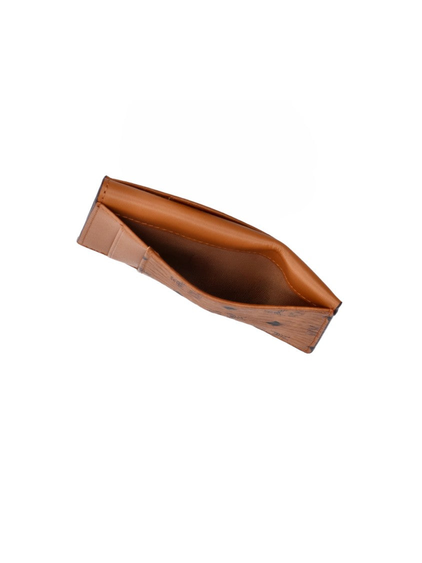 Mcm Brown Visetos Monogram Wallet