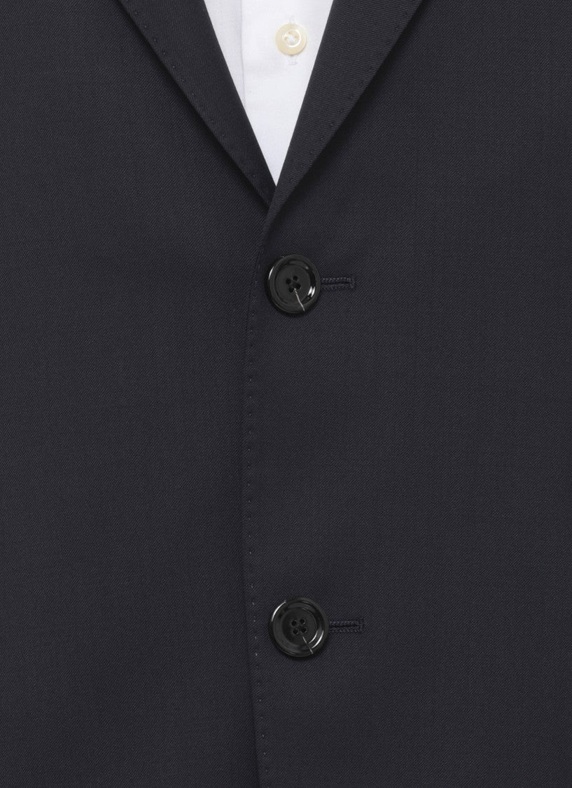 Lardini Pin Lapel Wool Suit