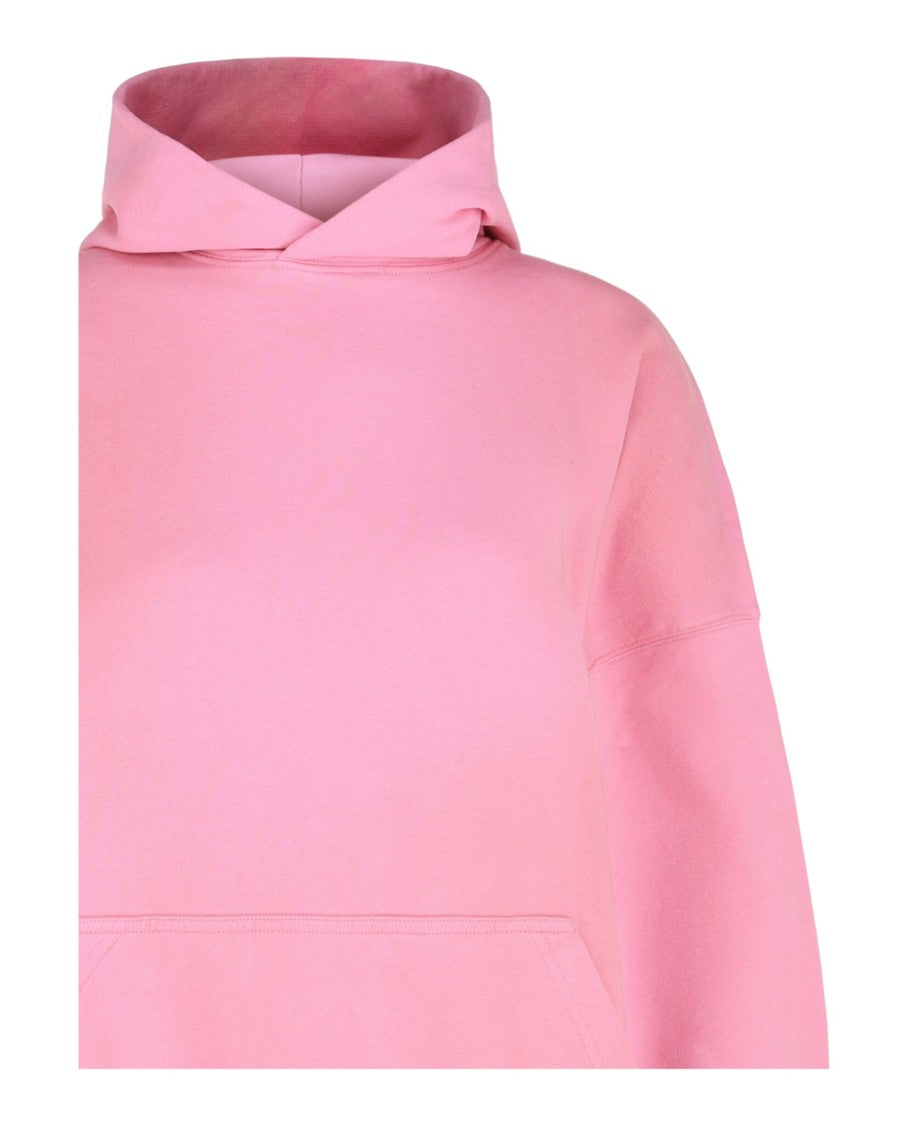 Balenciaga Vintage Stonewashed Oversized Hoodie With Iconic Logo Detail