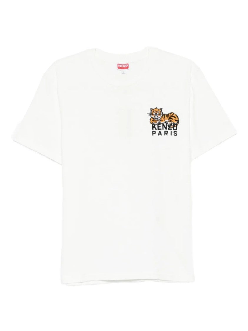 Kenzo Relaxed Fit White T-Shirt
