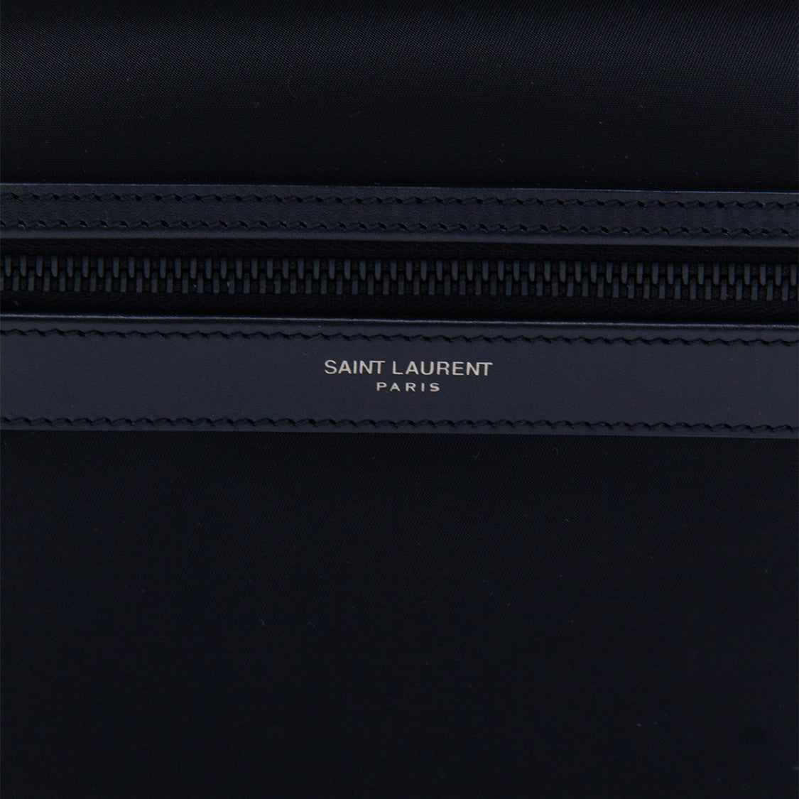 Saint Laurent Canvas City Backpack With Embossed Logo