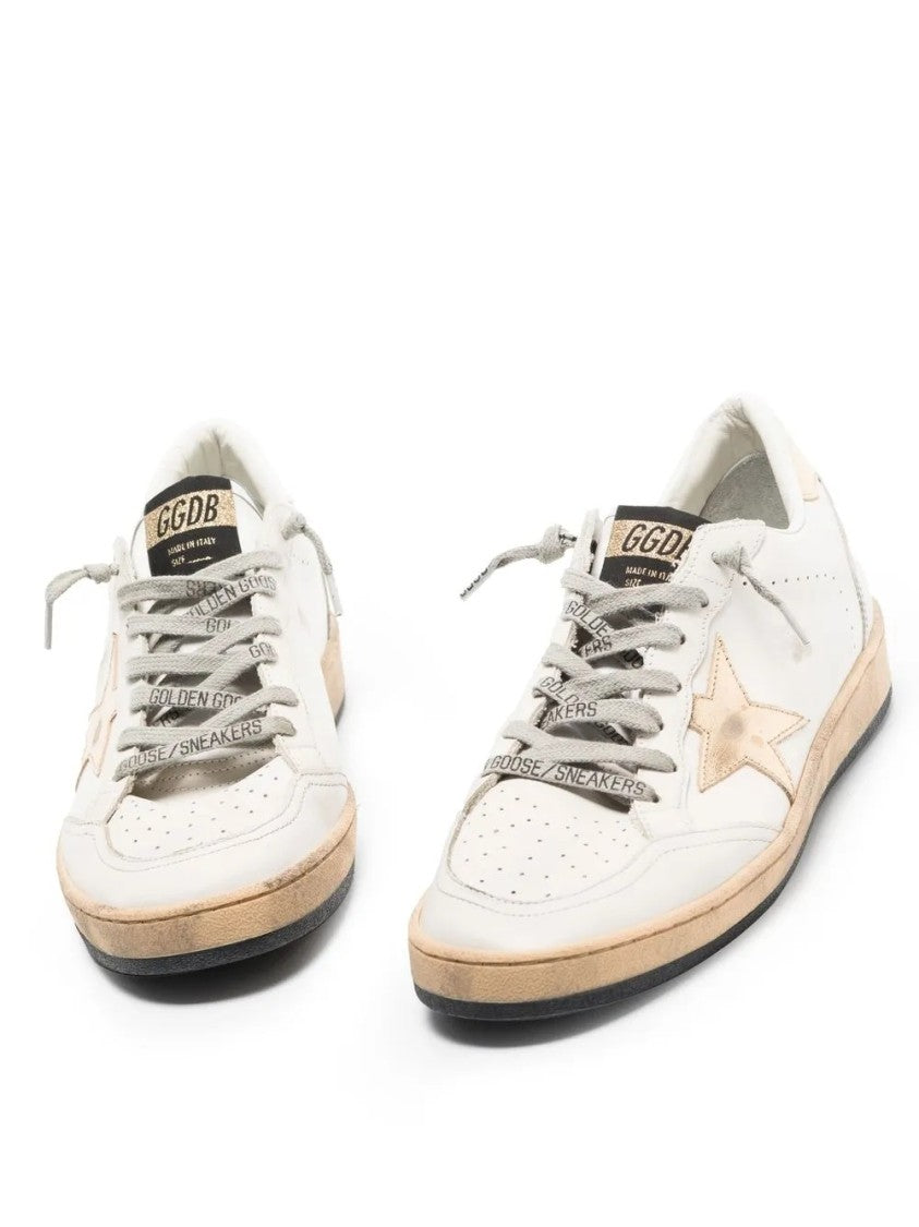 Golden Goose Low-Top Sneakers With Distressed Leather