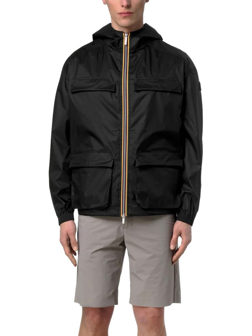 K-Way Lightweight Matte Finish Jacket With Hood