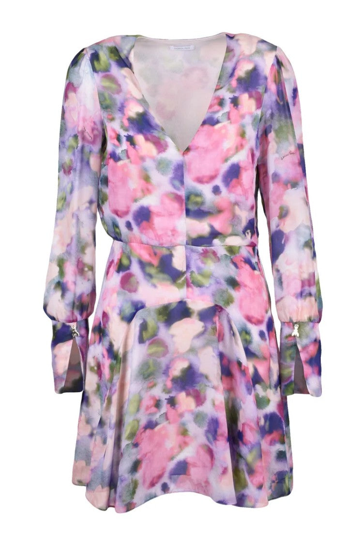 Patrizia Pepe Flared Dress Multicolor - Multicolor