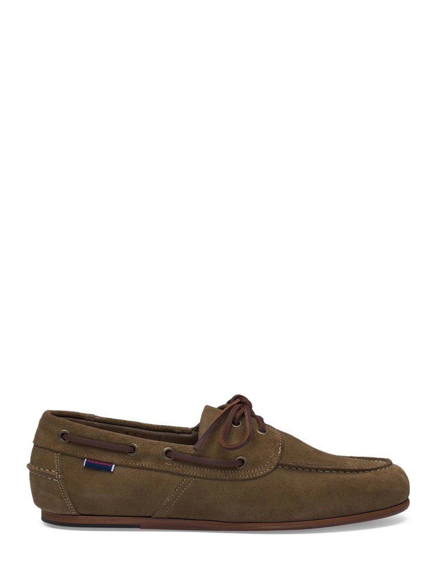 Sebago Moccasin-Style Flat Shoes With Suede Upper