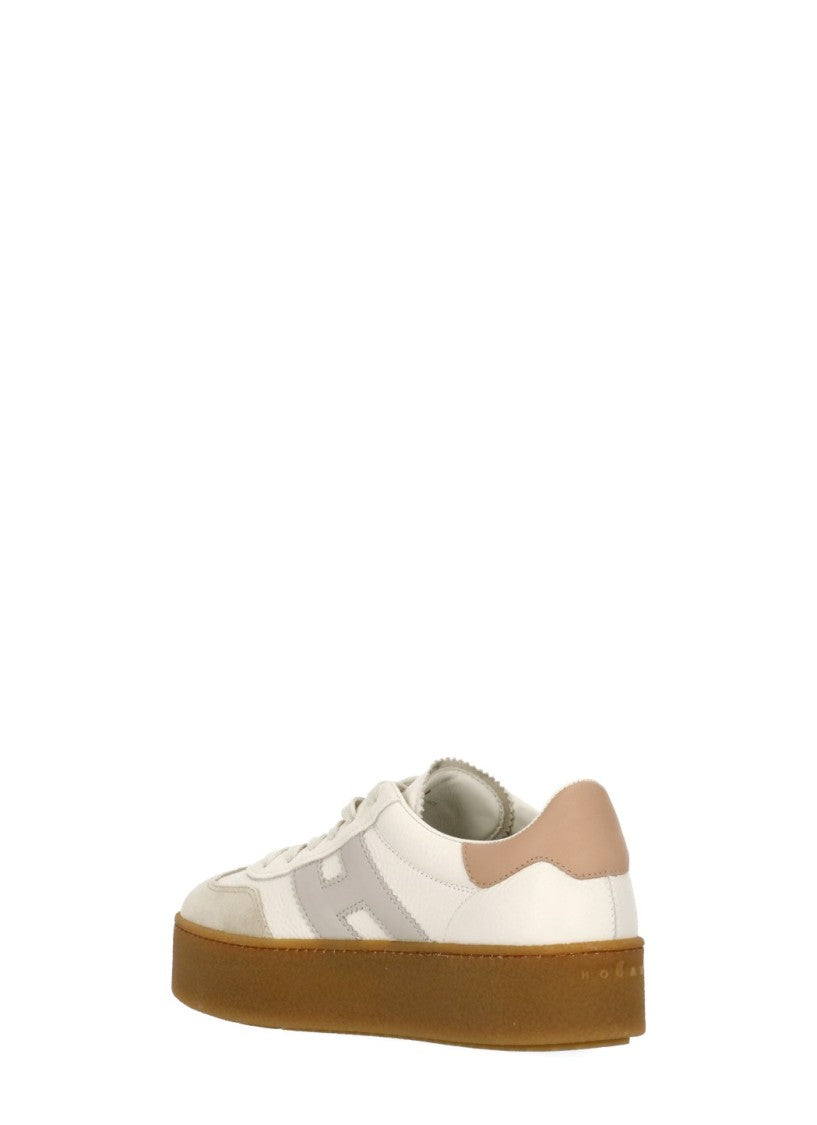Hogan Low-Top Sneakers With Suede Accents And Chunky Sole