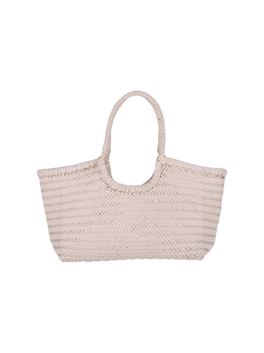 Dragon Diffusion "Nantucket" Large Shoulder Bag – Cream