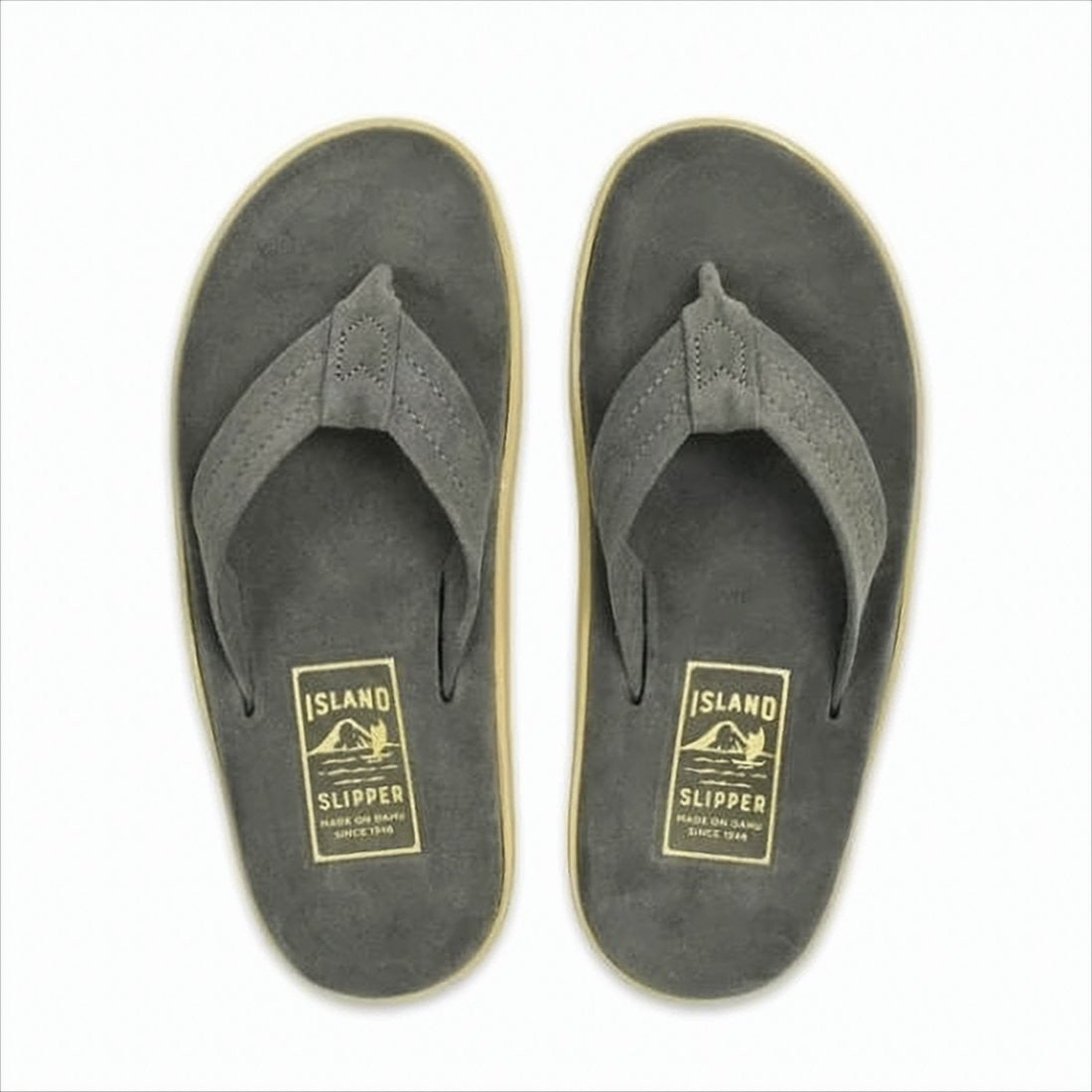 Island Slipper Suede Upper Thong Design Sandals