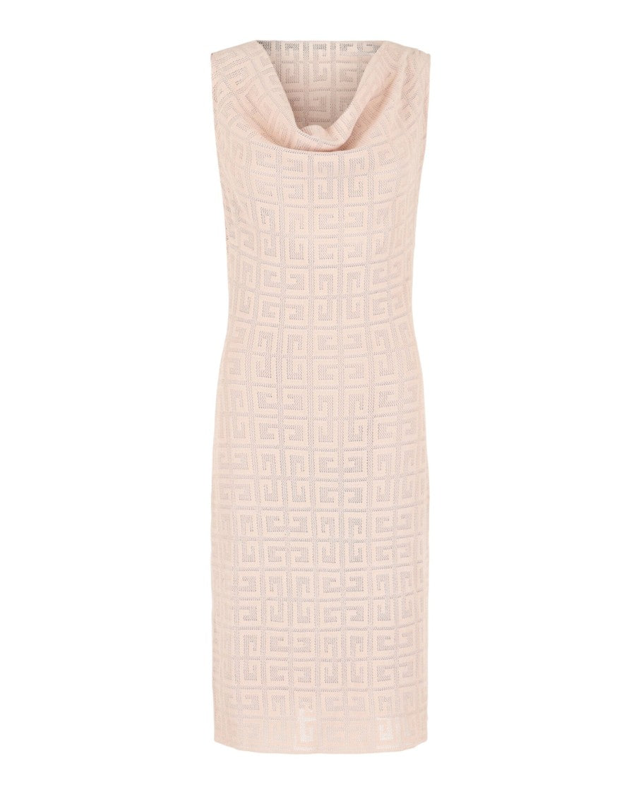 Givenchy 4G Monogram Draped Midi Dress