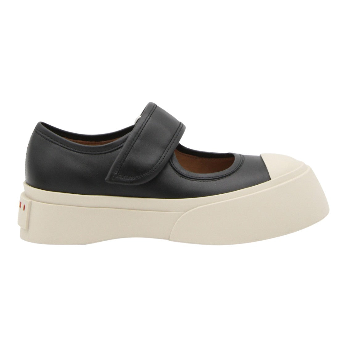 Marni Platform Mary Jane Sneakers With Red Details