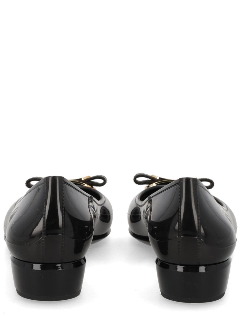 Ferragamo Nara Jelly Translucent Pvc Flats