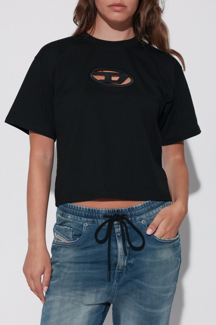 Diesel T-Buxt-Crop-Od' Logo Top