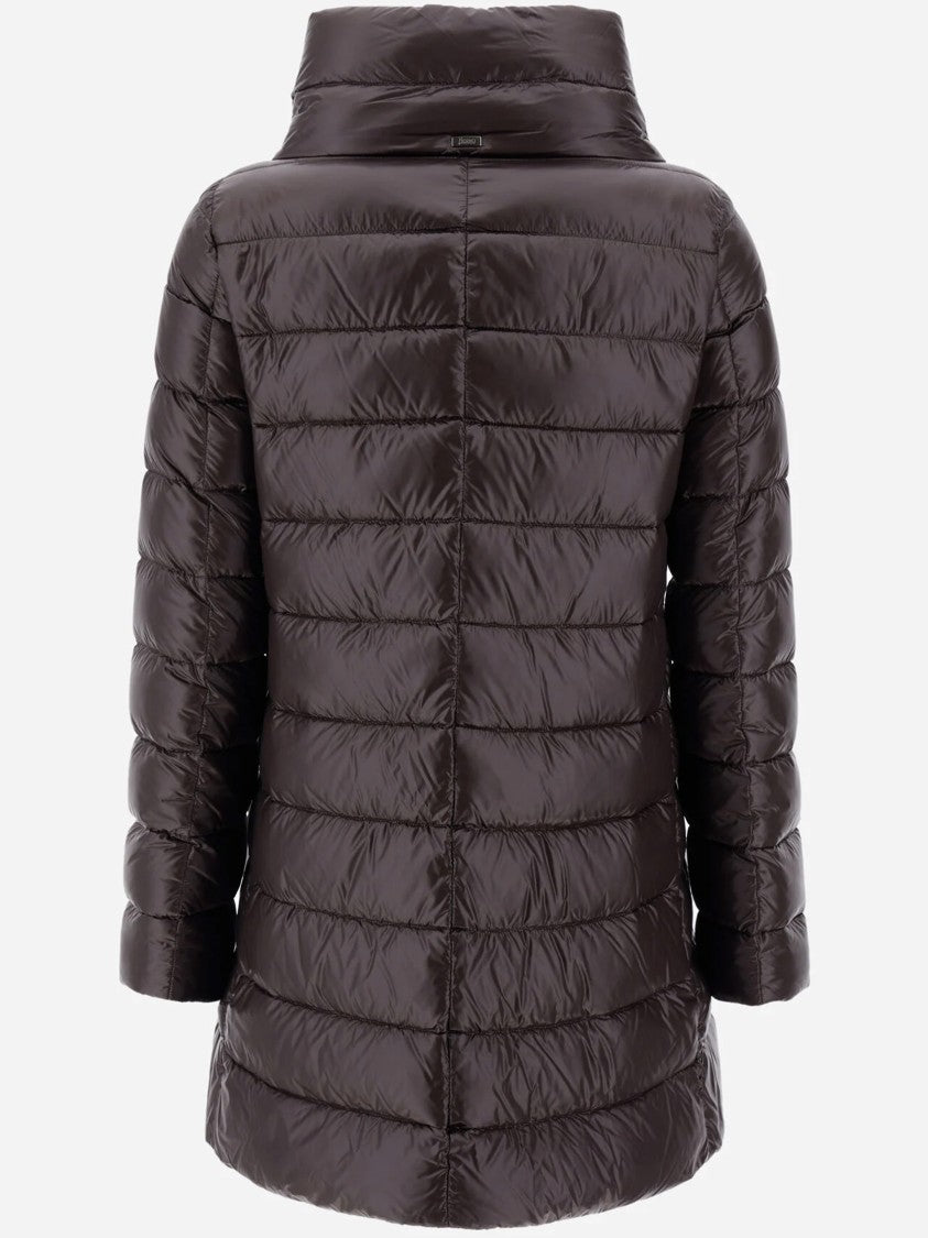 Herno Amelia Quilted High Collar Down Jacket