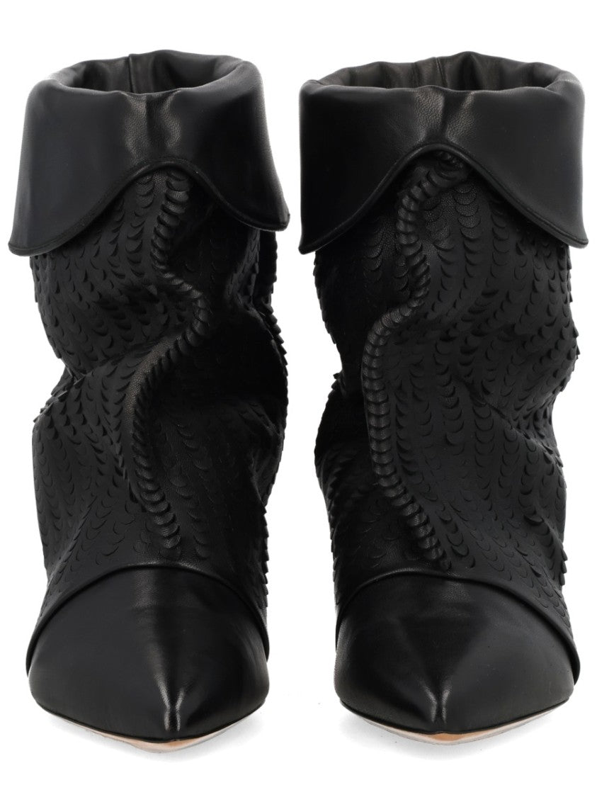 Isabel Marant Edrik Lamb Leather Pointed Ankle Boots