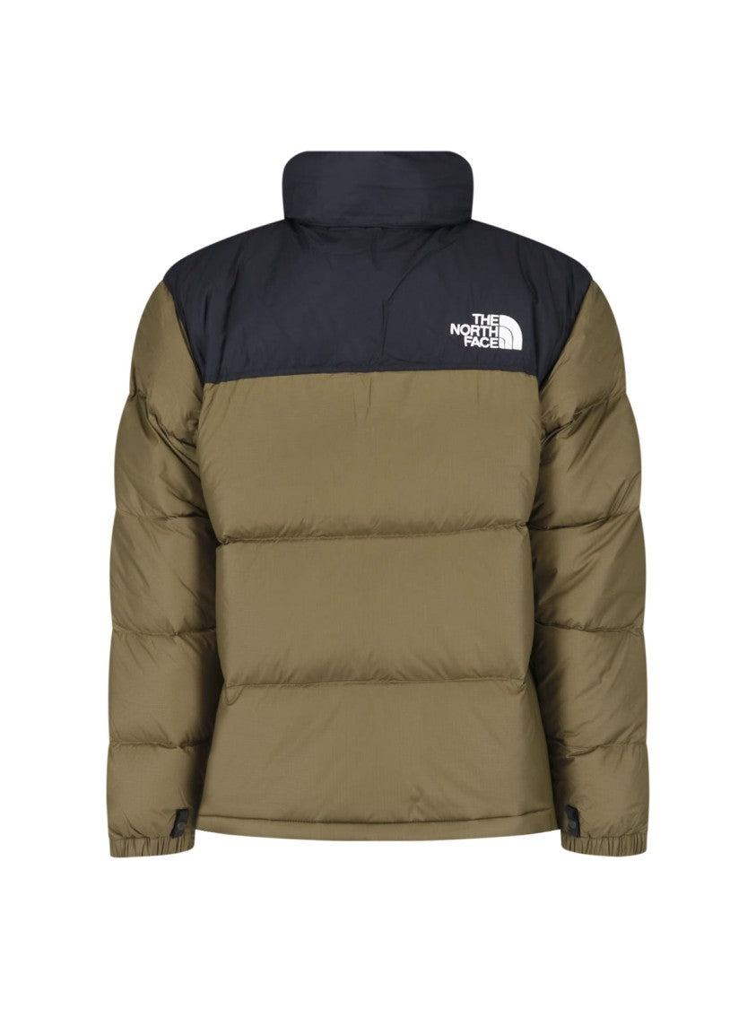 The North Face Green Retro Nuptse 1996 High-Collar Down Jacket