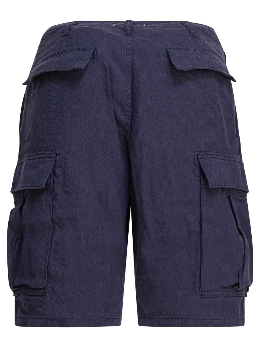 Nonnative Mid-Rise Linen Cargo Shorts