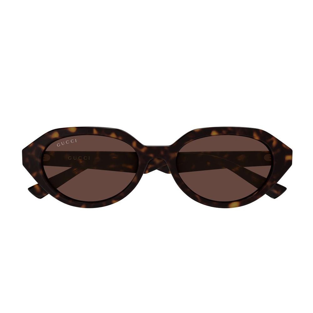 Gucci Geometric Tortoiseshell Sunglasses With Gold Emblem Gg2178s Linea Emblem