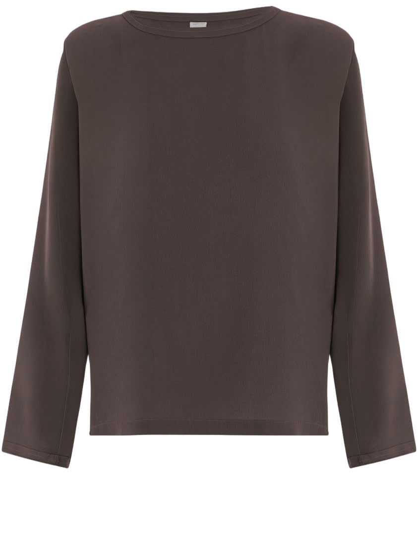 Q-Wins Silk Knit Sweater