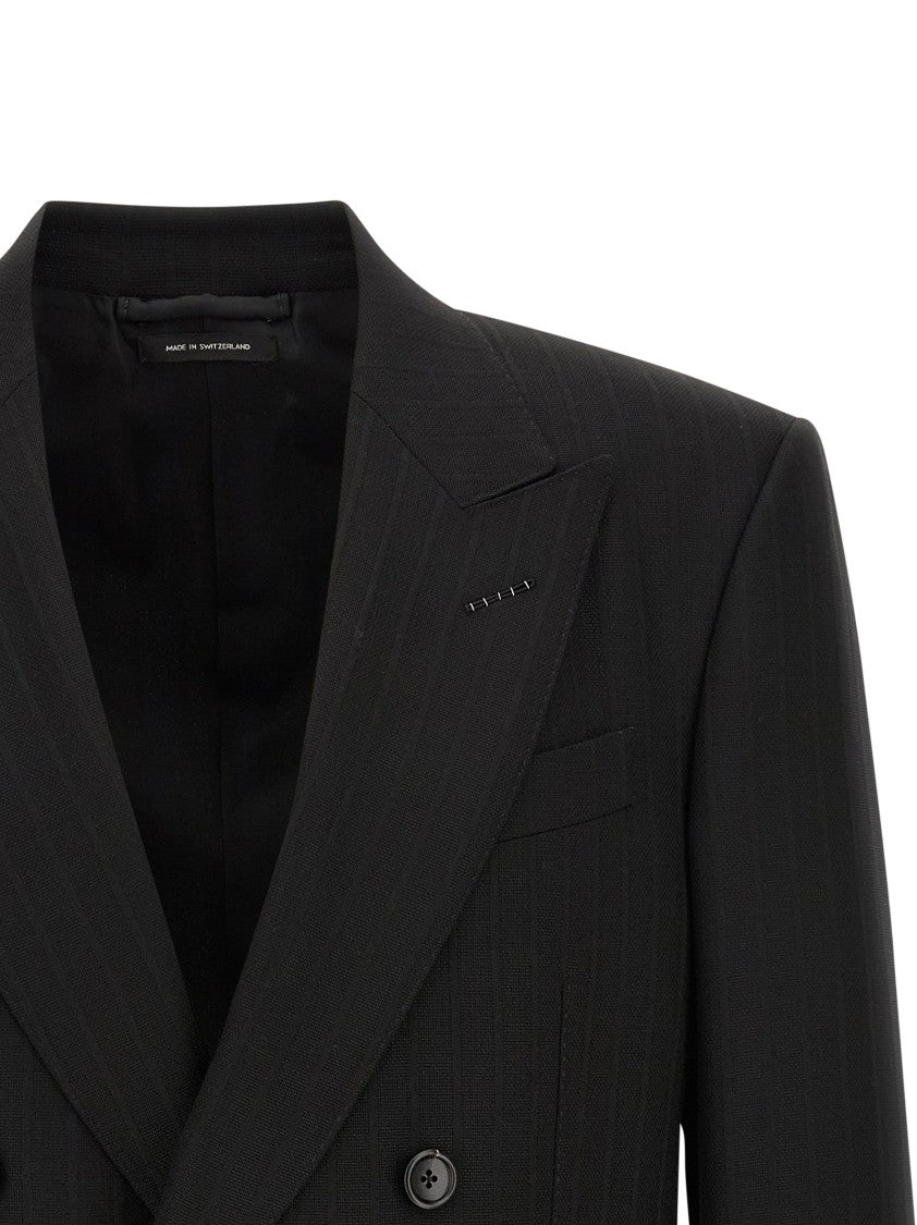 Tom Ford Satin Striped Blazer