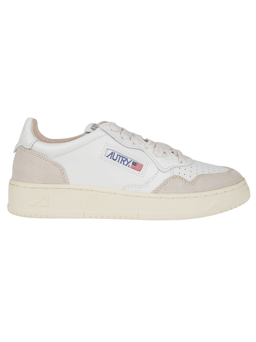 Autry Medalist Low White Leather Sneakers