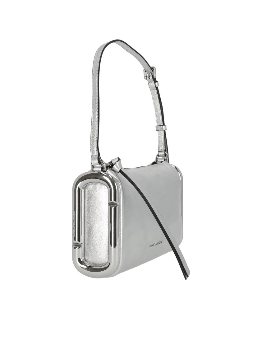 Marc Jacobs Silver The Juliette Shoulder Leather Bag