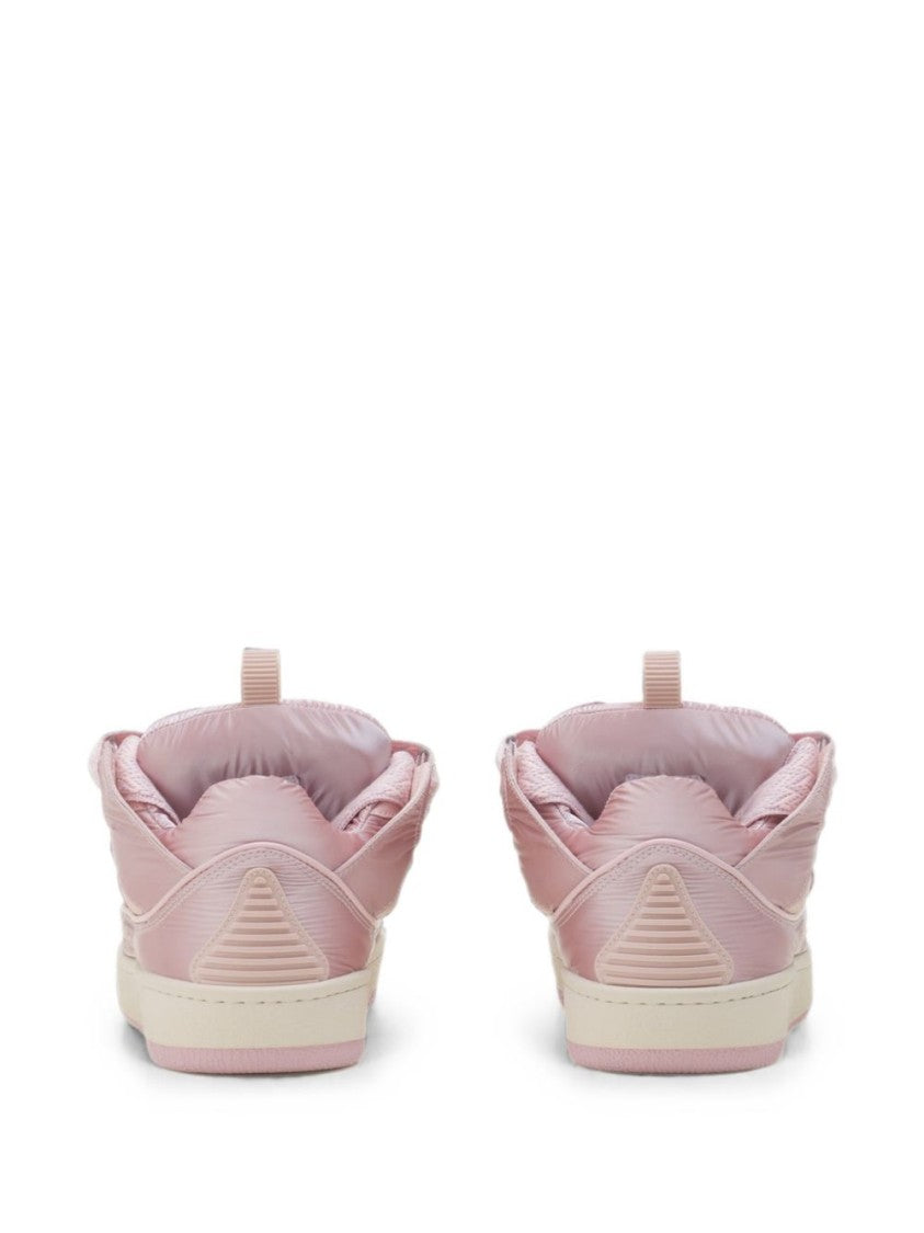 Lanvin Pink Oversized Lace Contemporary Sneakers