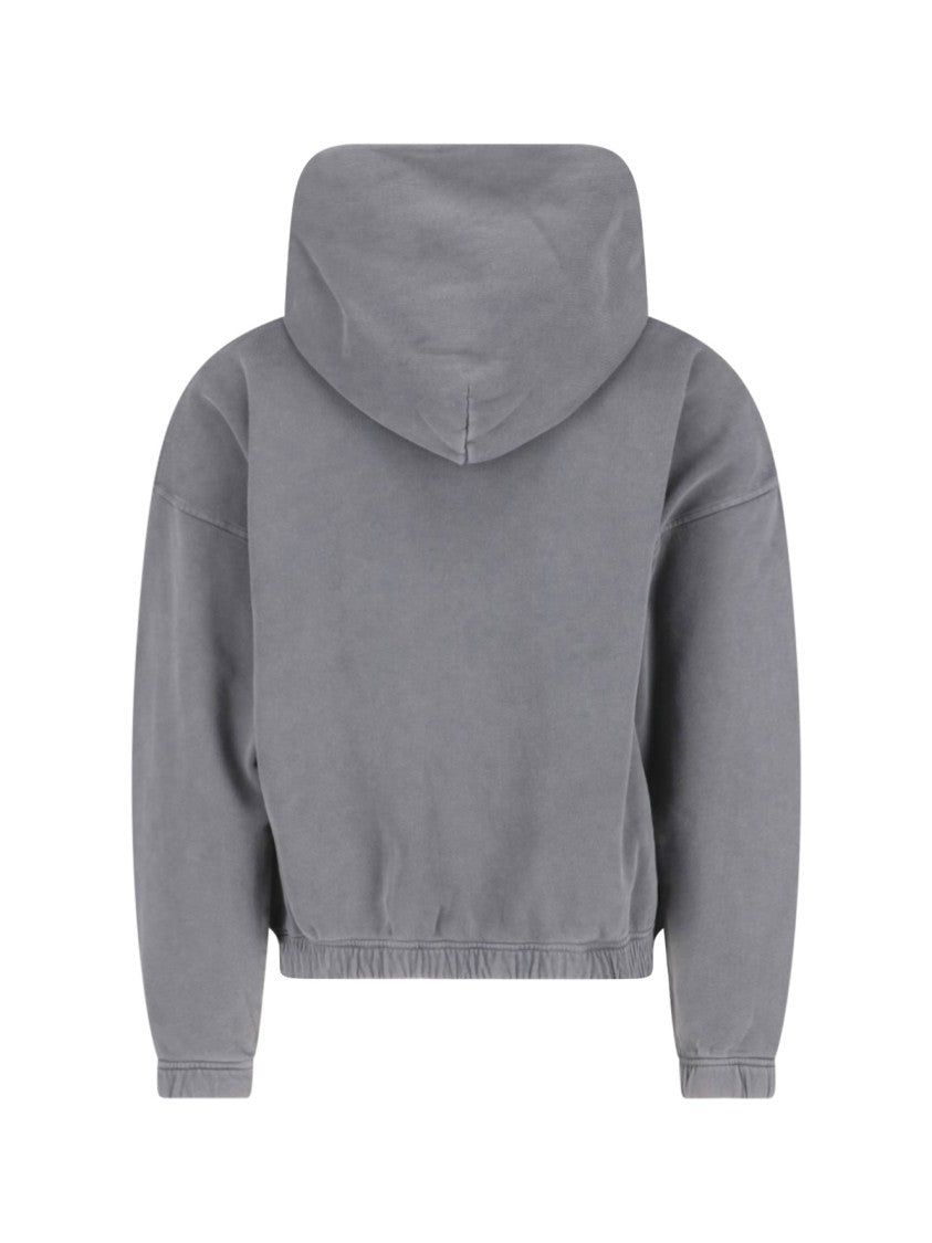 Satisfy Gray Softcell™ Cotton Hooded Sweatshirt