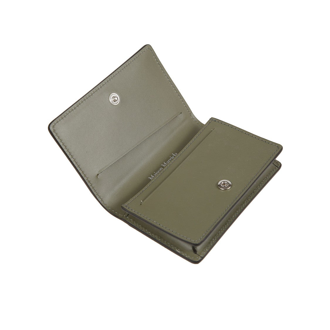 Maison Margiela Compact White-Stitch Wallet