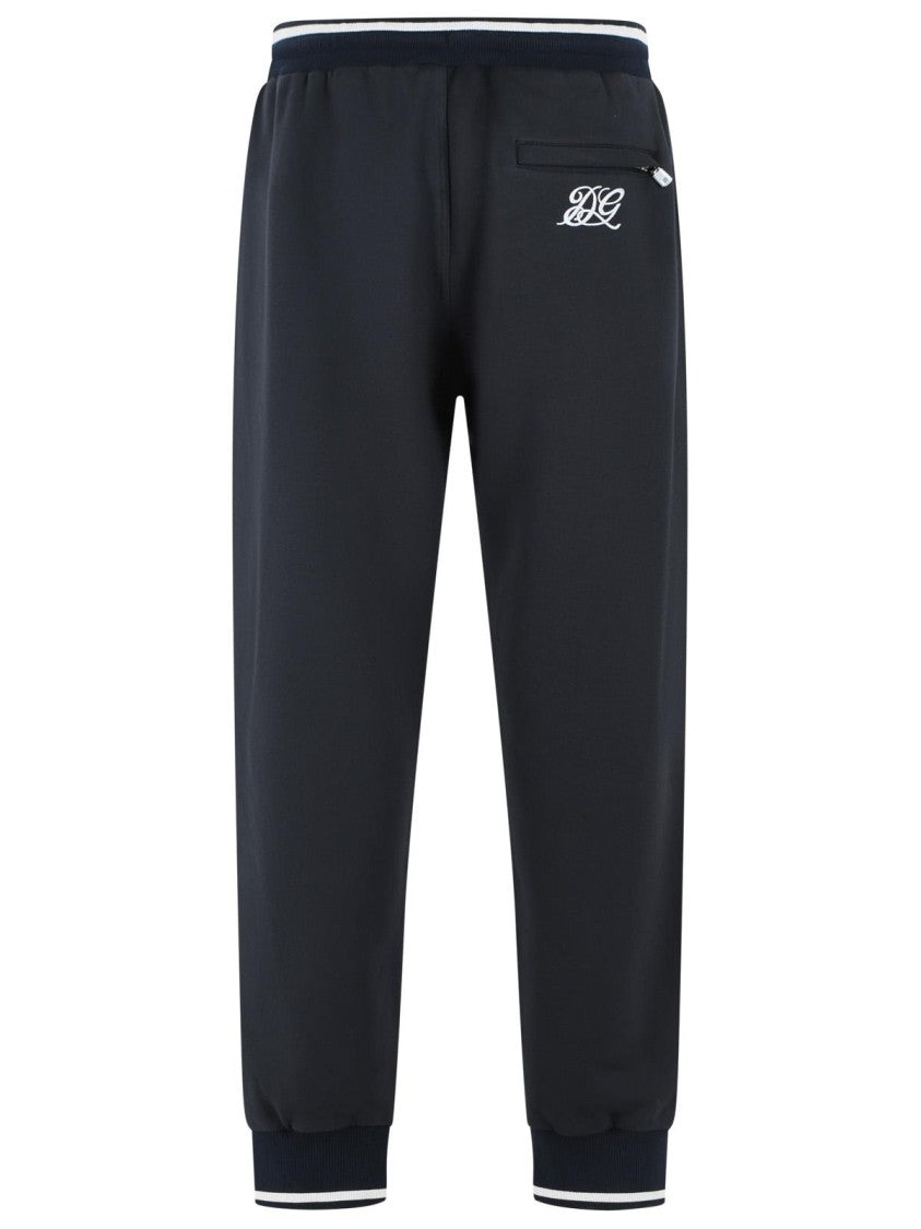 Dolce & Gabbana Jogger' Blue Cotton Pants