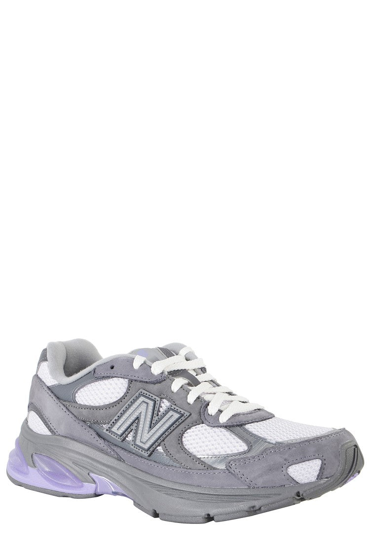 New Balance Purple 2010 Side Logo Leather Inserts Polyester Sneakers