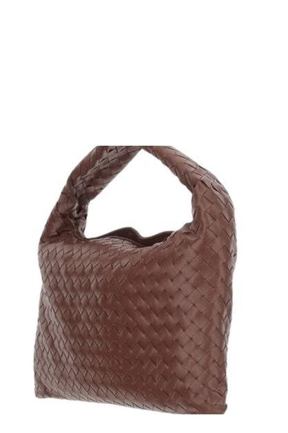 Bottega Veneta Beige Minimalist Bag With Smooth Structured Silhouette