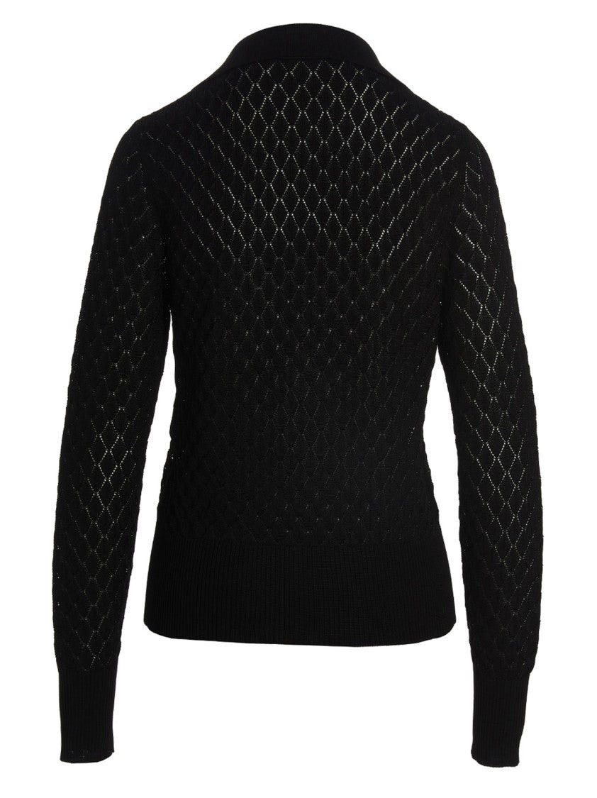 Sapio Viscose Knit Polo Shirt