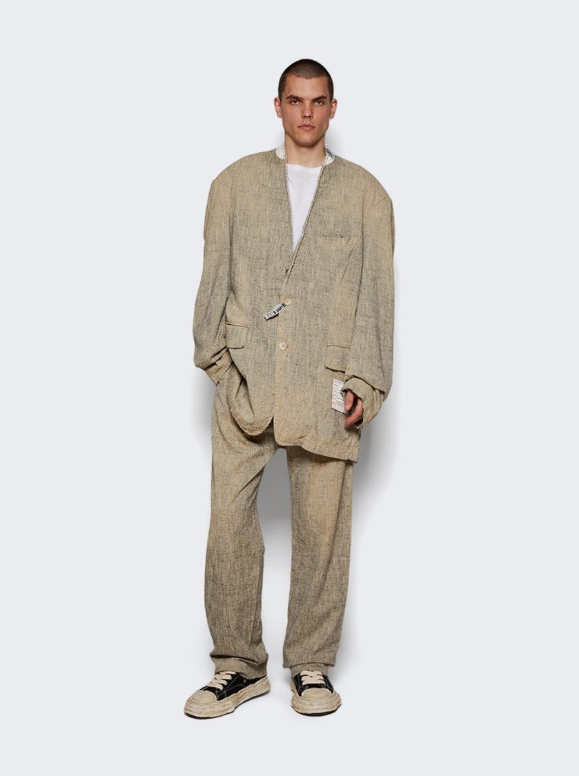 Maison Mihara Yasuhiro Amateur Sewn Slub Trousers