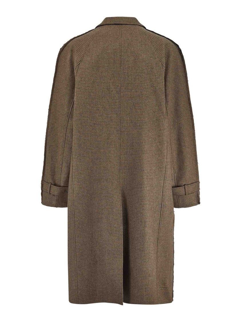 Martine Rose Checked Wool Blend Martine Rose Coat