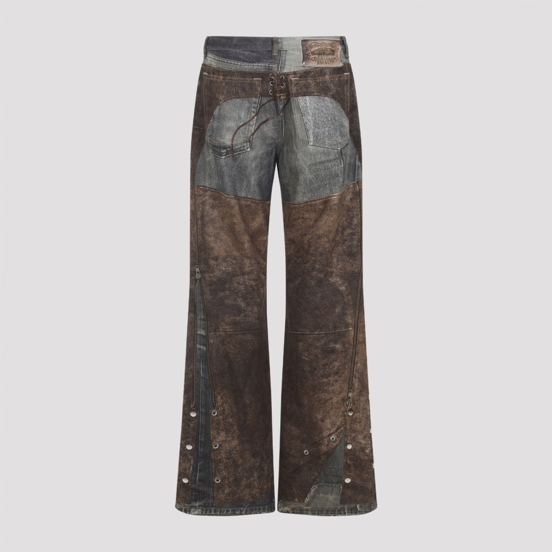 Acne Studios Blue Cotton Pants