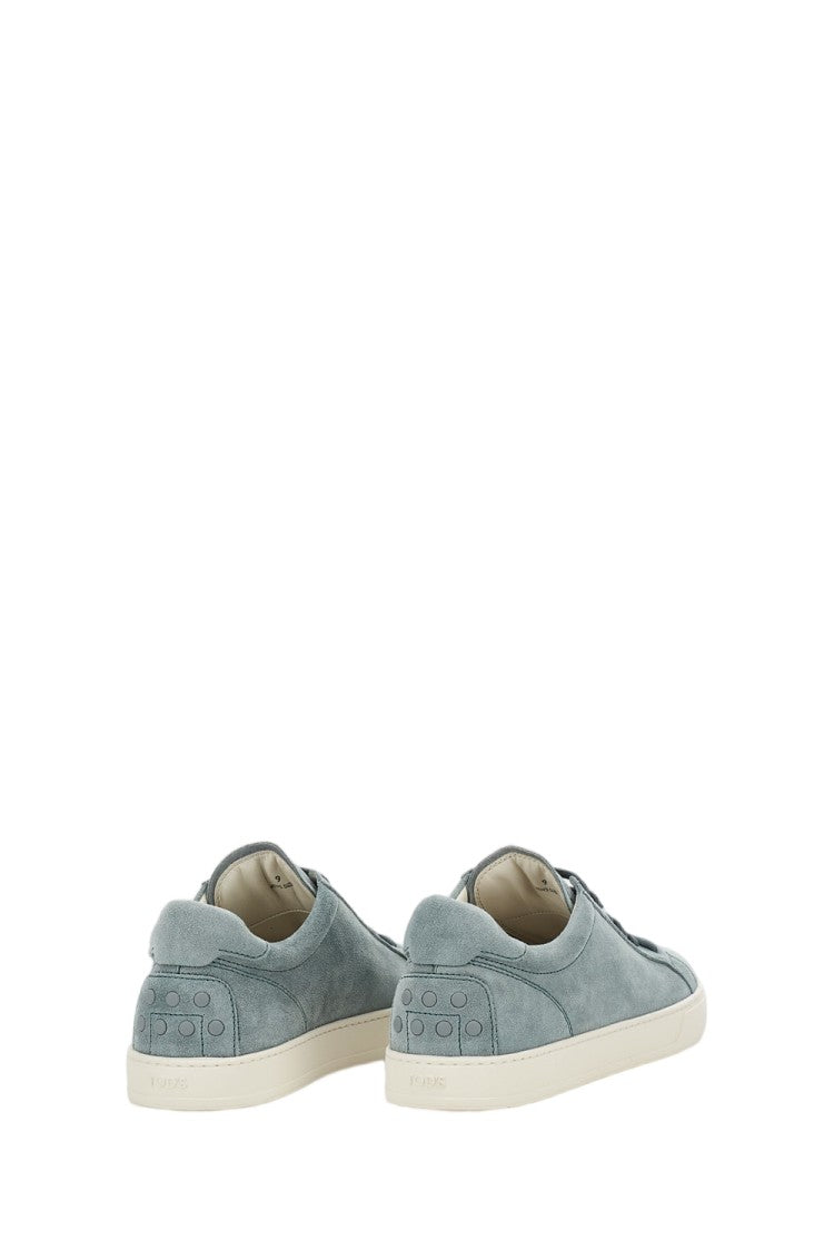 Tod's Suede Sneakers With Textured Sole