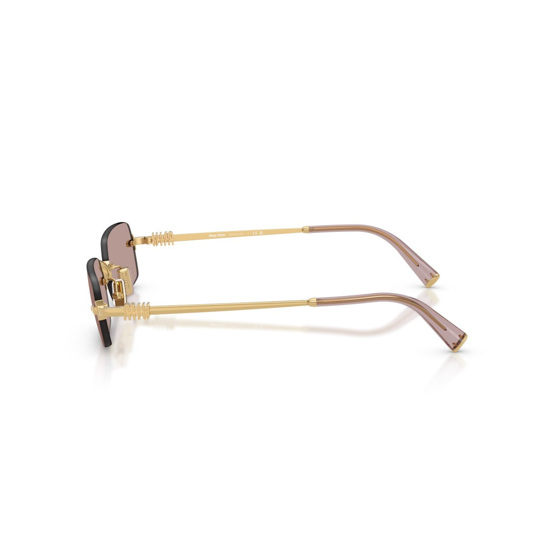 Miu Miu 0Mu B50s Rimless Rectangular Sunglasses