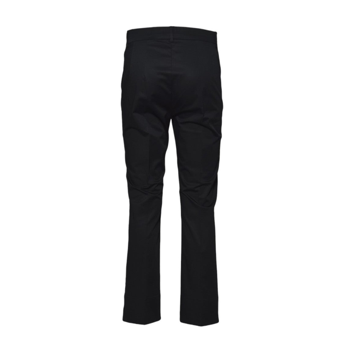 Max Mara Felice Skinny Pants In Black Satin