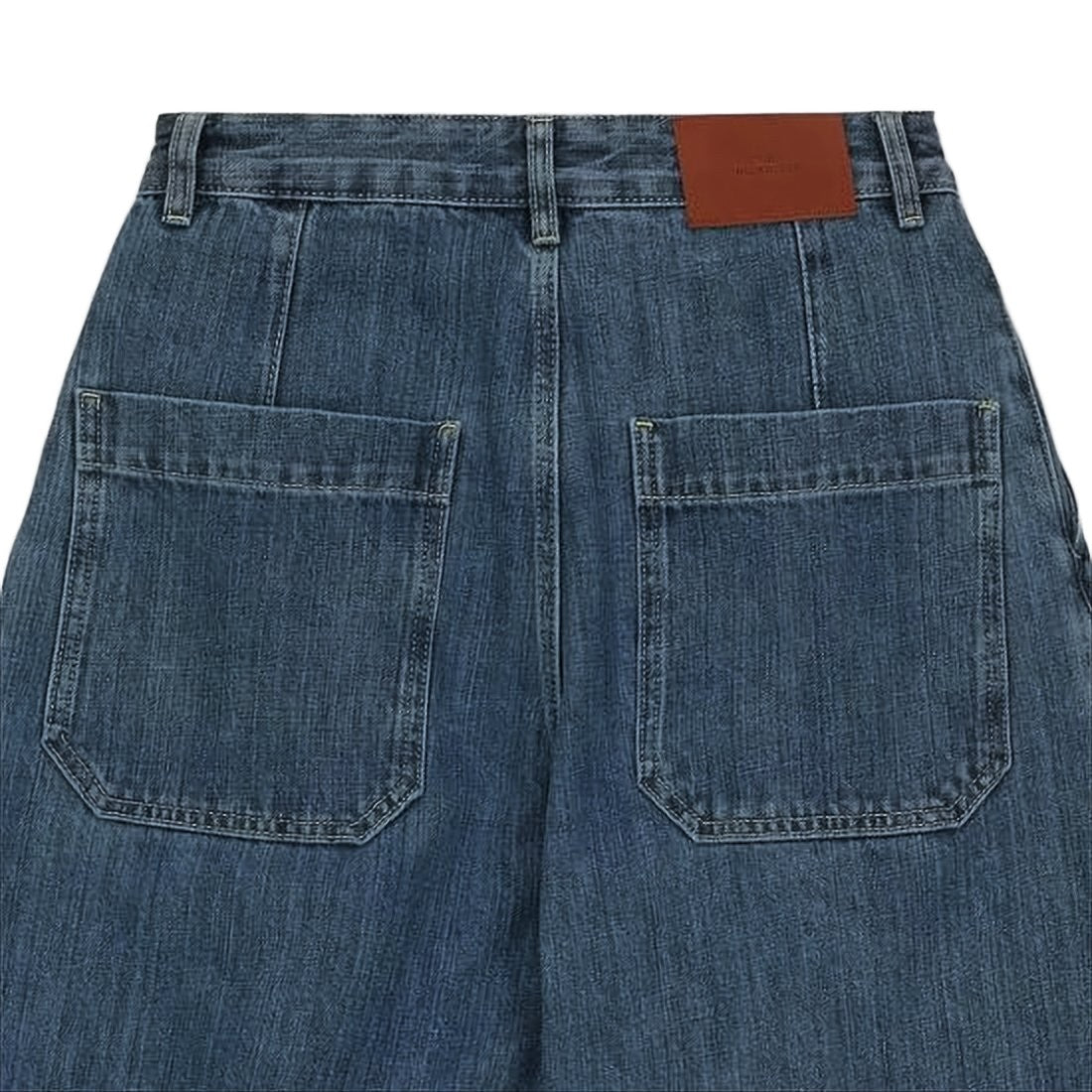 Studio Nicholson High-Waisted Wide-Leg Denim Pants